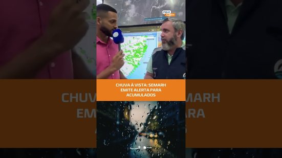 Alerta climático: previsão indica pancadas e risco de acúmulo #FiqueAlerta