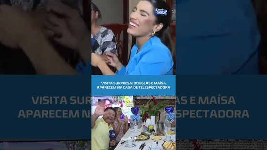 VISITA SURPRESA: Douglas e Maísa aparecem na casa de telespectadora! #BalançoGeralAL