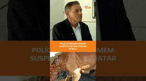 Pitbull apresentava sinais de desnutrição, diz polícia #FiqueAlerta