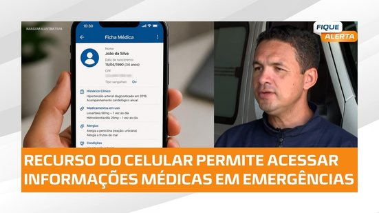 📱 Emergência: saiba como cadastrar sua ficha médica no celular e facilitar o socorro