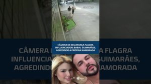 Câmera de segurança flagra influenciador, Babal  Guimarâes, agredindo a própria namorada #CidadeAL