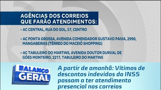 Vítimas de descontos indevidos do INSS passam a ter atendimento presencial nos correios