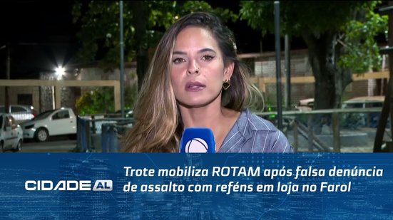 Trote mobiliza ROTAM após falsa denúncia de assalto com reféns em loja no Farol