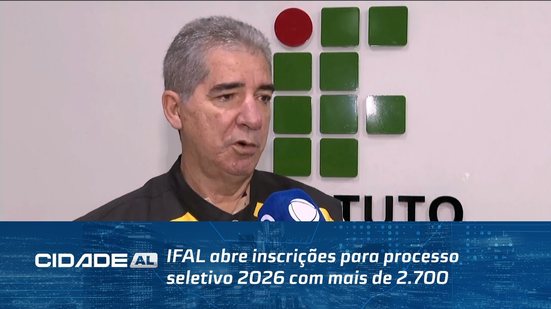 IFAL abre inscrições para processo seletivo 2026 com mais de 2.700 em cursos técnicos