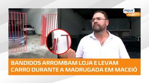 Prejuízo na Serraria: carro é furtado após arrombamento de loja