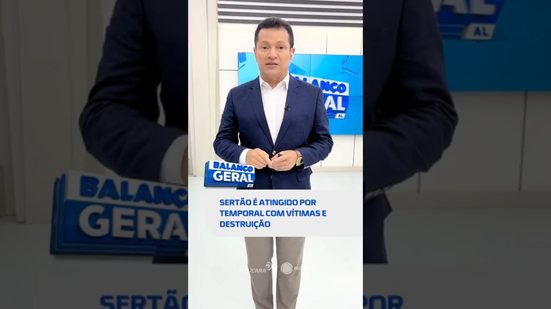 🗞️ DESTAQUES: temporal atinge Piranhas e deixa destruição #BalançoGeralAL
