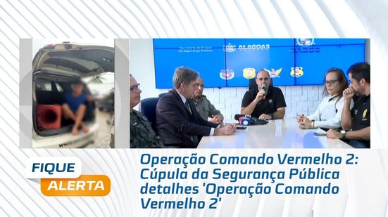 Operação Comando Vermelho 2: Cúpula da Segurança Pública detalhes 'Operação Comando Vermelho 2'