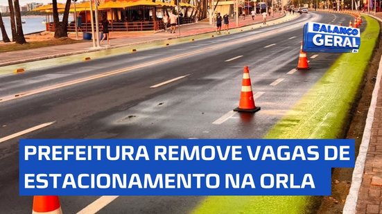 De Surpresa: Prefeitura retira estacionamento e cria nova faixa verde na Avenida Silvio Viana