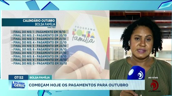 Começam hoje os pagamentos para outubro