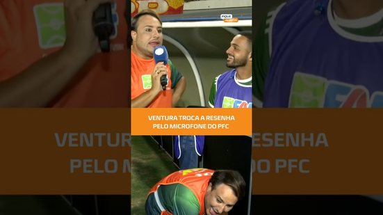 Será que deu certo? Ventura tenta virar repórter do PFC 😅🎙️(Parte 2) #HoraDoVentura