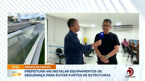 Prefeitura vai instalar equipamentos de segurança para evitar furtos de estruturas