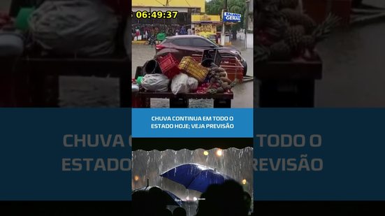 ⚠️Alerta: chuvas devem persistir em todo o estado #BalançoGeralAL