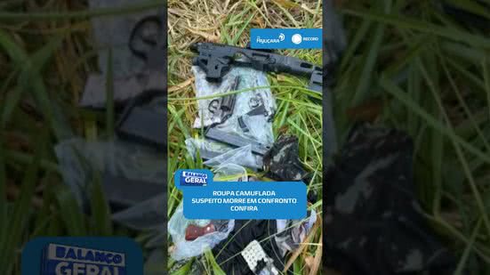 ⚠️ Homem com roupa camuflada morre durante confronto com a polícia no Mocambo #BalançoGeralAL