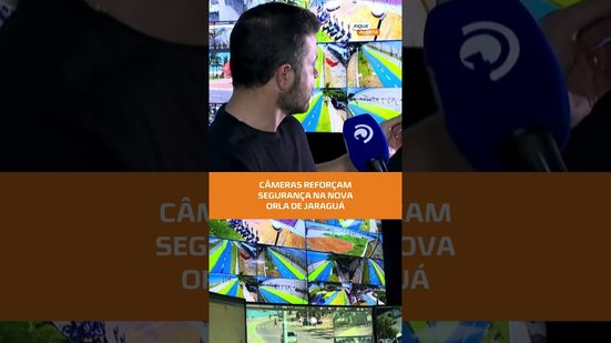 Tecnologia reforça segurança na revitalização da orla de Jaraguá #FiqueAlerta