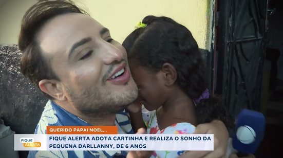 PAPAI NOEL DOS CORREIOS: Fique Alerta adota cartinha e realiza sonho de criança, reação emociona!