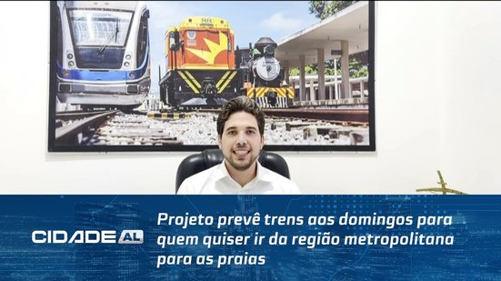 Projeto prevê trens aos domingos para quem quiser ir da região metropolitana para as praias