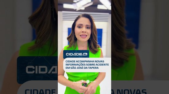 Cidade acompanha novas informações sobre acidente em São José da Tapera #CidadeAL