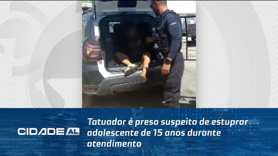 Tatuador é preso suspeito de estuprar adolescente de 15 anos durante atendimento