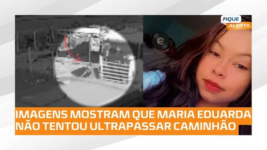 Imagens mostram momento que Maria Eduarda é atropelada por caminhão no Cidade Universitária