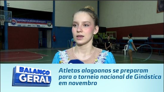 Atletas alagoanas se preparam para o torneio nacional de Ginástica em novembro