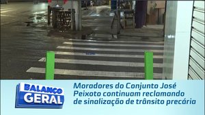 Moradores do Conjunto José Peixoto continuam reclamando de sinalização de trânsito precária