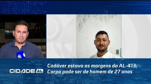 Cadáver estava as margens da AL-413; Corpo pode ser de homem de 27 anos