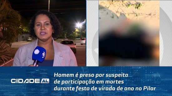 Homem é preso por suspeita de participação em mortes durante festa de virada de ano no Pilar