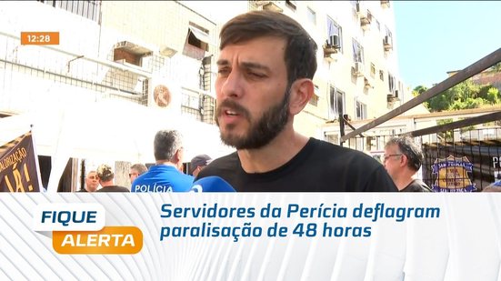 Servidores da perícia deflagram paralisação de 48 horas