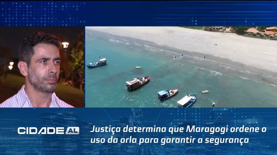 Justiça determina que Maragogi ordene o uso da orla para garantir a segurança no local