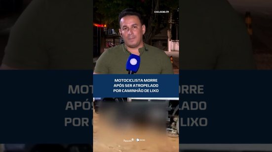 Tragédia no trânsito: caminhão de coleta atropela motociclista em Palmeira dos Índios #CidadeAL