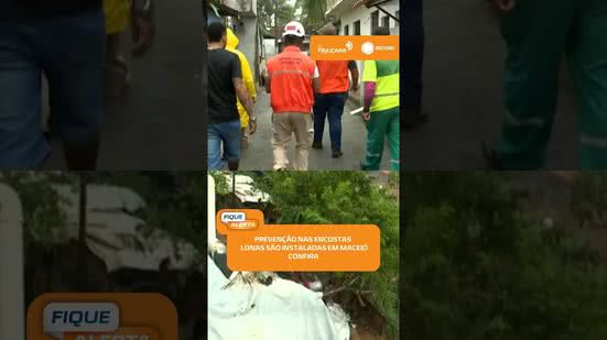 ⚠️ Encostas de Maceió recebem lonas para prevenir deslizamentos #FiqueAlerta