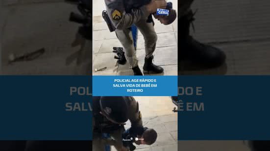 👶Herói de farda: policial salva bebê que estava engasgado #BalançoGeralAL