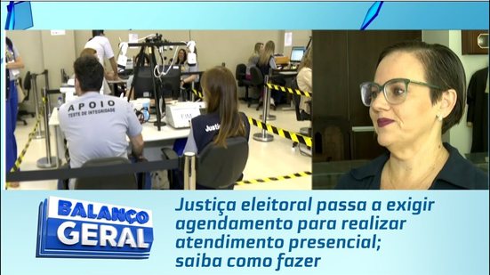 Justiça eleitoral passa a exigir agendamento para realizar atendimento presencial; saiba como fazer