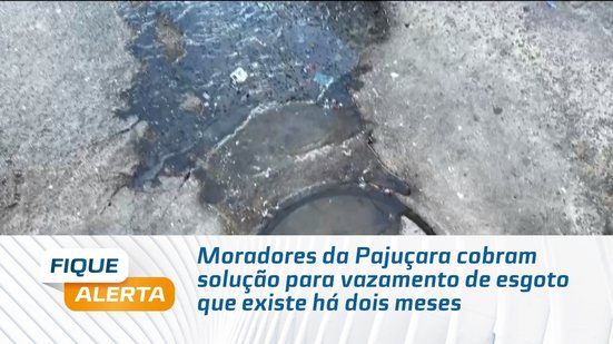 Moradores da Pajuçara cobram solução para vazamento de esgoto que existe há dois meses