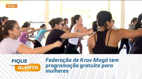 Federação de Krav Magá tem programação gratuita para mulheres