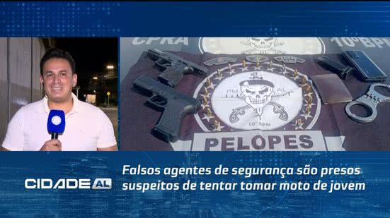 Falsos agentes de segurança são presos suspeitos de tentar tomar moto de jovem