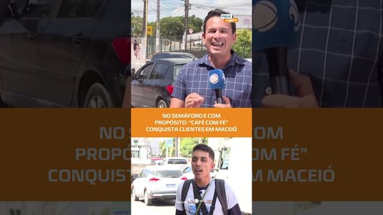 Trabalho e inspiração: ambulante vende café no sinal e emociona Maceió #FiqueAlertaAL