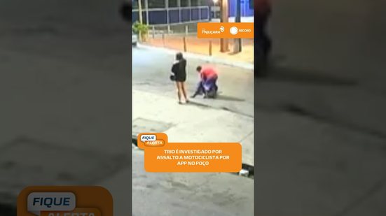 📹 Assalto a motociclista por app foi registrado por câmeras; polícia investiga | #FiqueAlerta