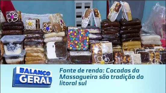 Fonte de renda: Cocadas da Massagueira são tradição do litoral sul