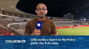 Futebol: CRB recebe o Sport no Rei Pelé a partir das 9 da noite