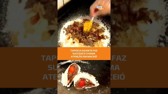 Williamis Tavares foi conferir a tapioca que virou febre #FiqueAlerta