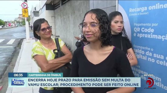 Encerra hoje prazo para emissão sem multa do Vamu Escolar; procedimento pode ser feito online