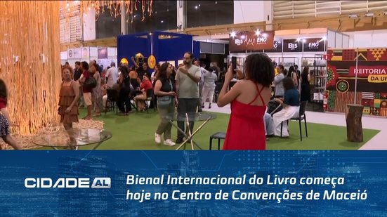 Bienal Internacional do Livro começa hoje no Centro de Convenções de Maceió