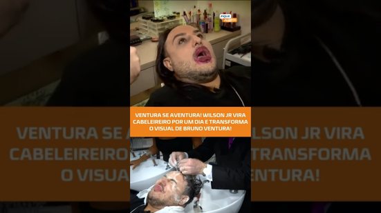 Bruno Ventura resolveu se aventurar com um cabeleireiro diferente. Será que deu certo? #FiqueAlerta