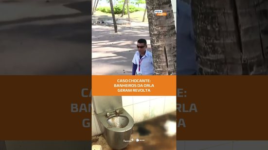 ESTADO CRÍTICO: Usuários reclamam da situação dos banheiros na orla