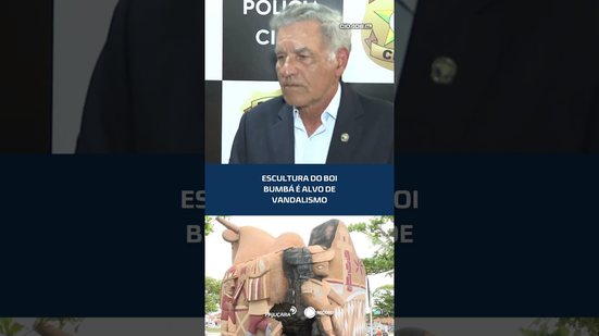 Vandalismo atinge escultura do Boi Bumbá #CidadeAL