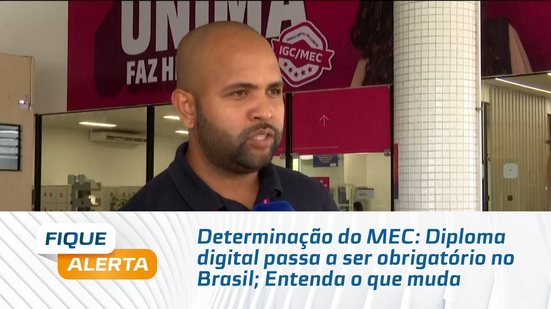 Determinação do MEC: Diploma digital passa a ser obrigatório no Brasil; Entenda o que muda