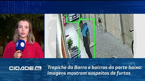Trapiche da Barra e bairros da parte baixa: Imagens mostram suspeitos de furtos