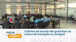 Cabines de estudo são gratuitas no centro de inovação no Jaraguá
