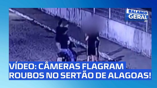 Circuito flagra dupla de criminosos praticando roubos no sertão